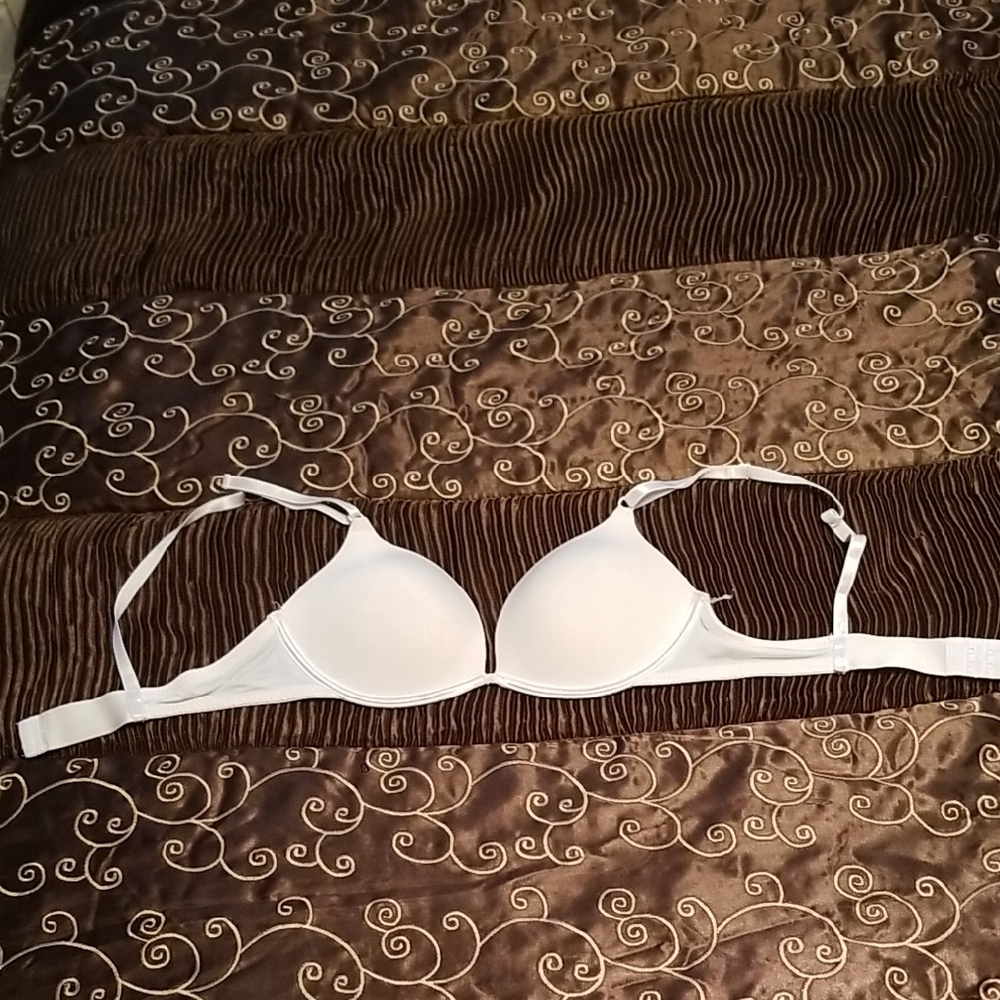 White Bra Size 34B